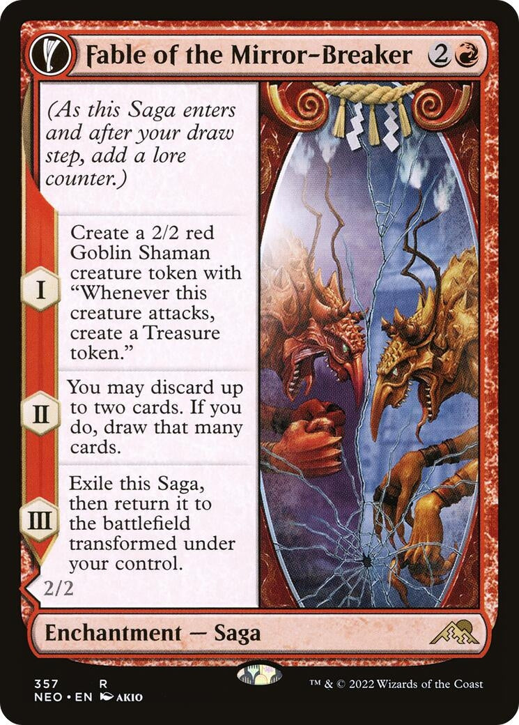 Fable of the Mirror-Breaker (Showcase) (357) [NEO] - MTG Single