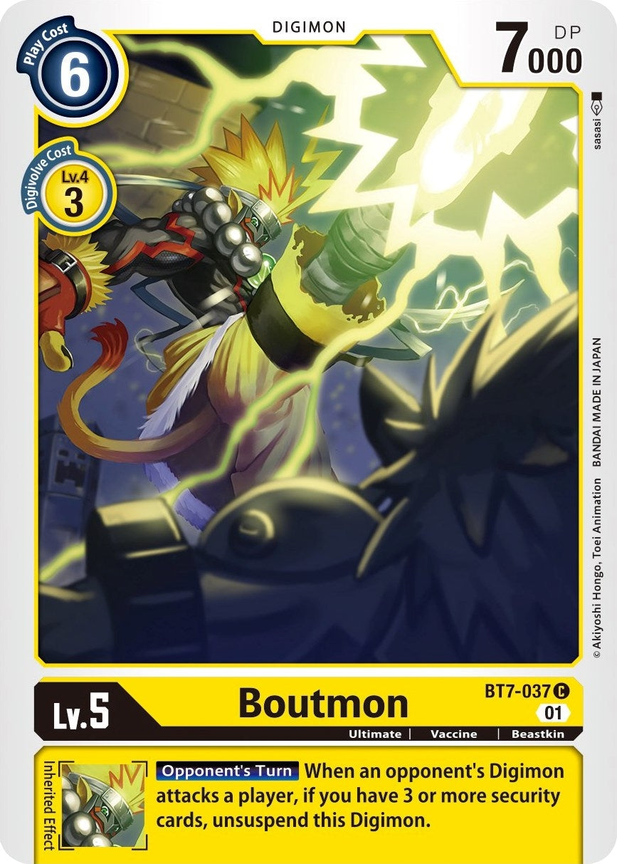 Boutmon (7037) [BT07] - Digimon Card Game Single