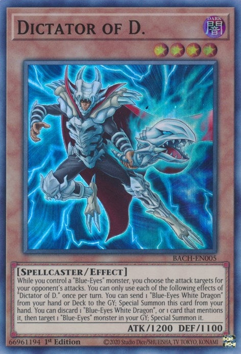 Dictator of D. (5) (BACH) - YuGiOh Single