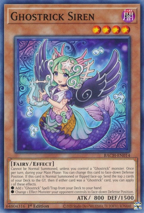 Ghostrick Siren (14) (BACH) - YuGiOh Single