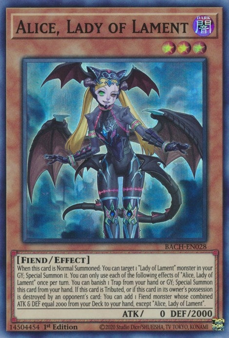 Alice Lady of Lament (28) (BACH) - YuGiOh Single