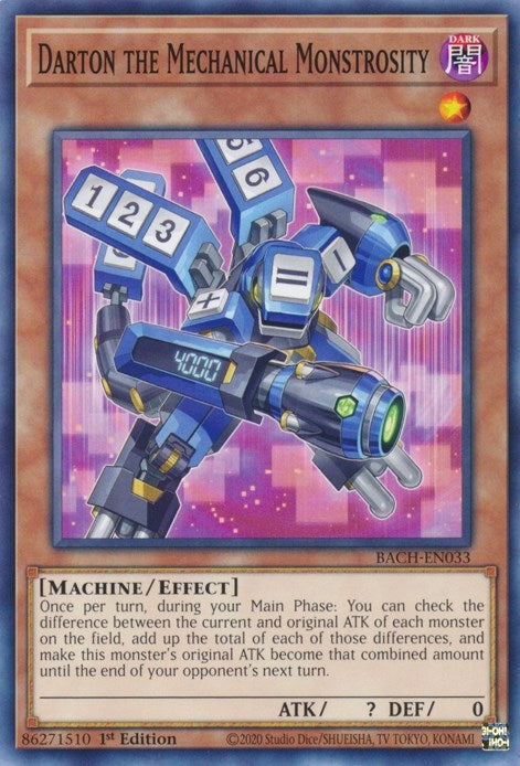 Darton the Mechanical Monstrosity (33) (BACH) - YuGiOh Single