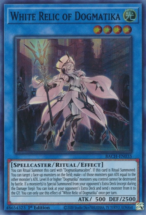 White Relic of Dogmatika (35) (BACH) - YuGiOh Single
