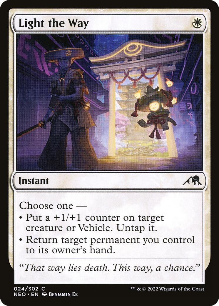 Light the Way (24) [NEO] - MTG Single