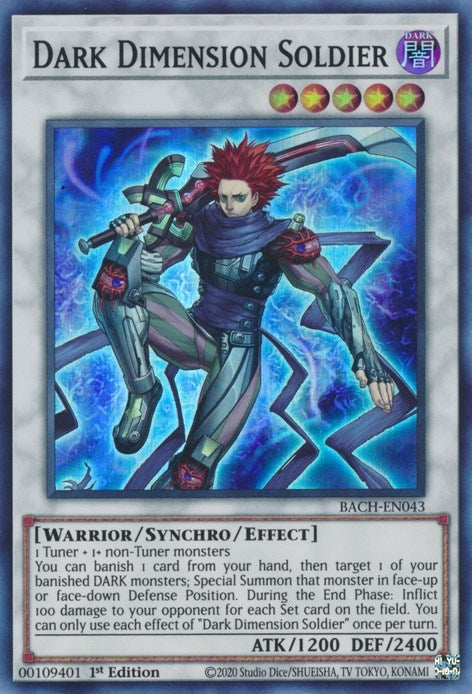 Dark Dimension Soldier (43) (BACH) - YuGiOh Single