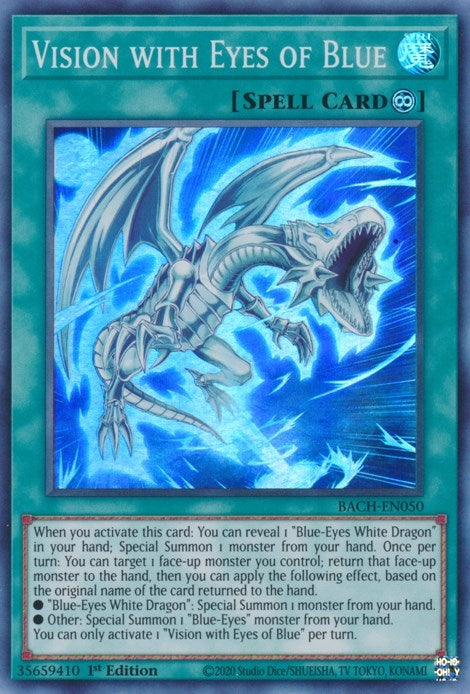 Vision with Eyes of Blue (50) (BACH) - YuGiOh Single