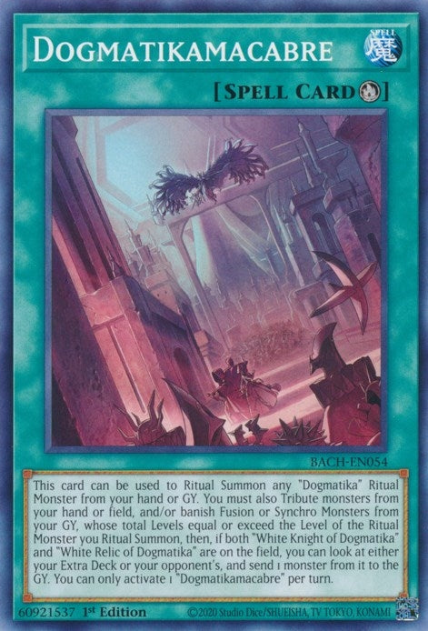 Dogmatikamacabre (54) (BACH) - YuGiOh Single