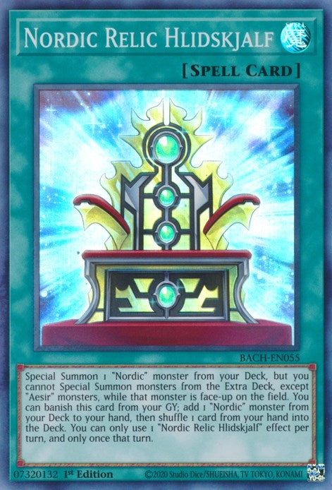 Nordic Relic Hlidskjalf (55) (BACH) - YuGiOh Single