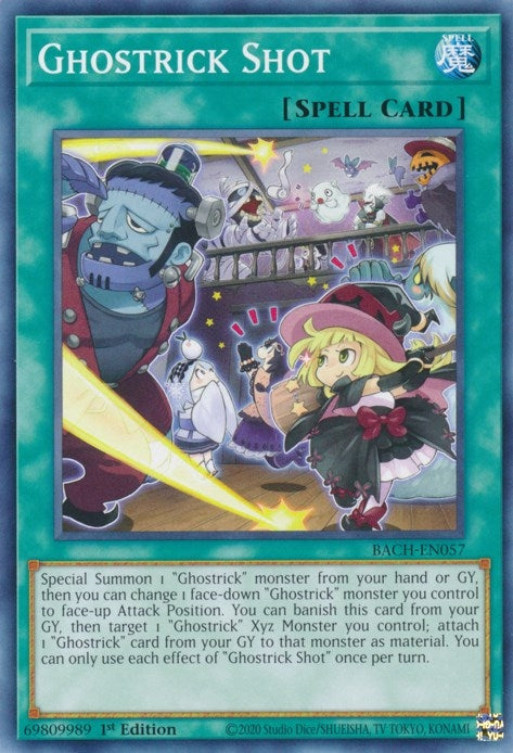 Ghostrick Shot (57) (BACH) - YuGiOh Single