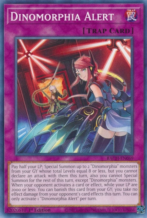 Dinomorphia Alert (69) (BACH) - YuGiOh Single