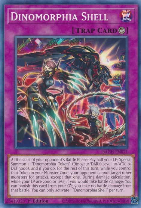 Dinomorphia Shell (71) (BACH) - YuGiOh Single