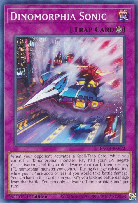 Dinomorphia Sonic (72) (BACH) - YuGiOh Single