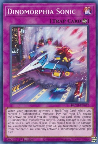 Dinomorphia Sonic (72) (BACH) - YuGiOh Single