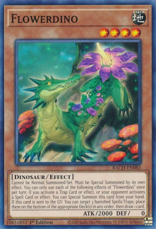 Flowerdino (82) (BACH) - YuGiOh Single