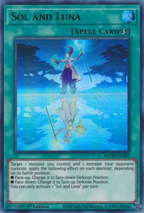 Sol and Luna (85) (BACH) - YuGiOh Single