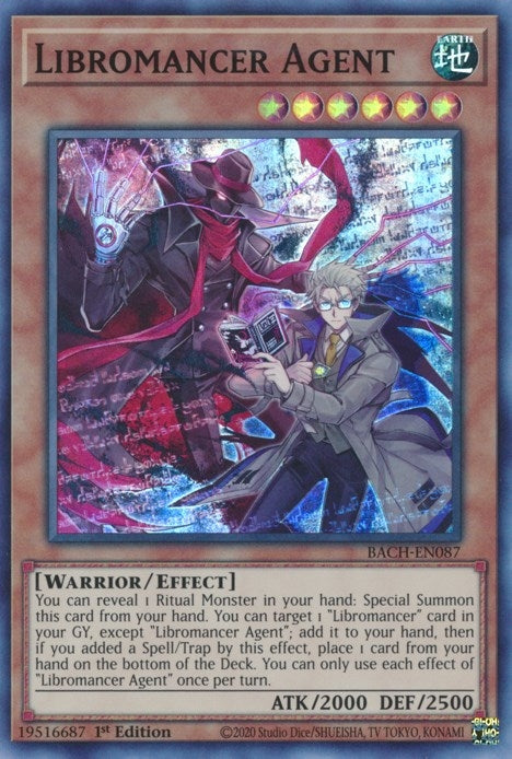 Libromancer Agent (87) (BACH) - YuGiOh Single