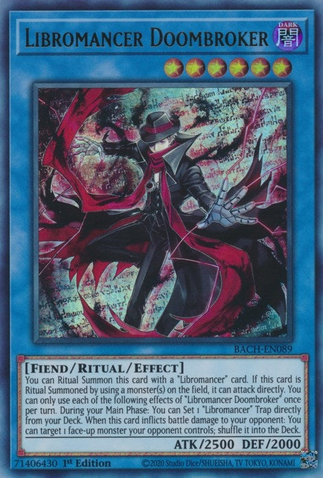 Libromancer Doombroker (89) (BACH) - YuGiOh Single