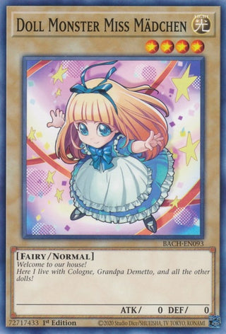 Doll Monster Miss Madchen (93) (BACH) - YuGiOh Single
