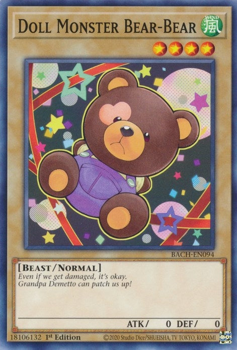Doll Monster Bear-Bear (94) (BACH) - YuGiOh Single
