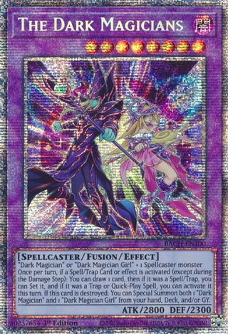 The Dark Magicians (Starlight Rare) (100) (BACH) - YuGiOh Single