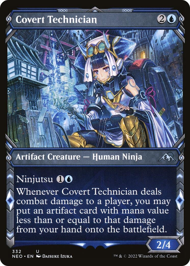 Covert Technician (Showcase) (332) [NEO] - MTG Single