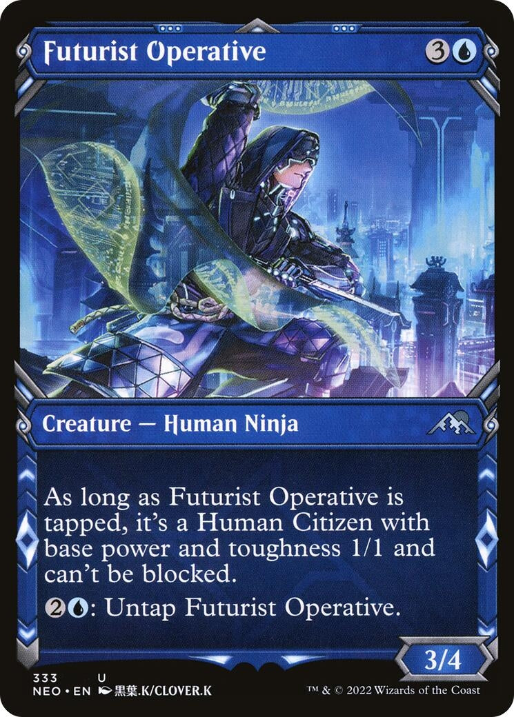 Futurist Operative (Showcase) (333) [NEO] - MTG Single