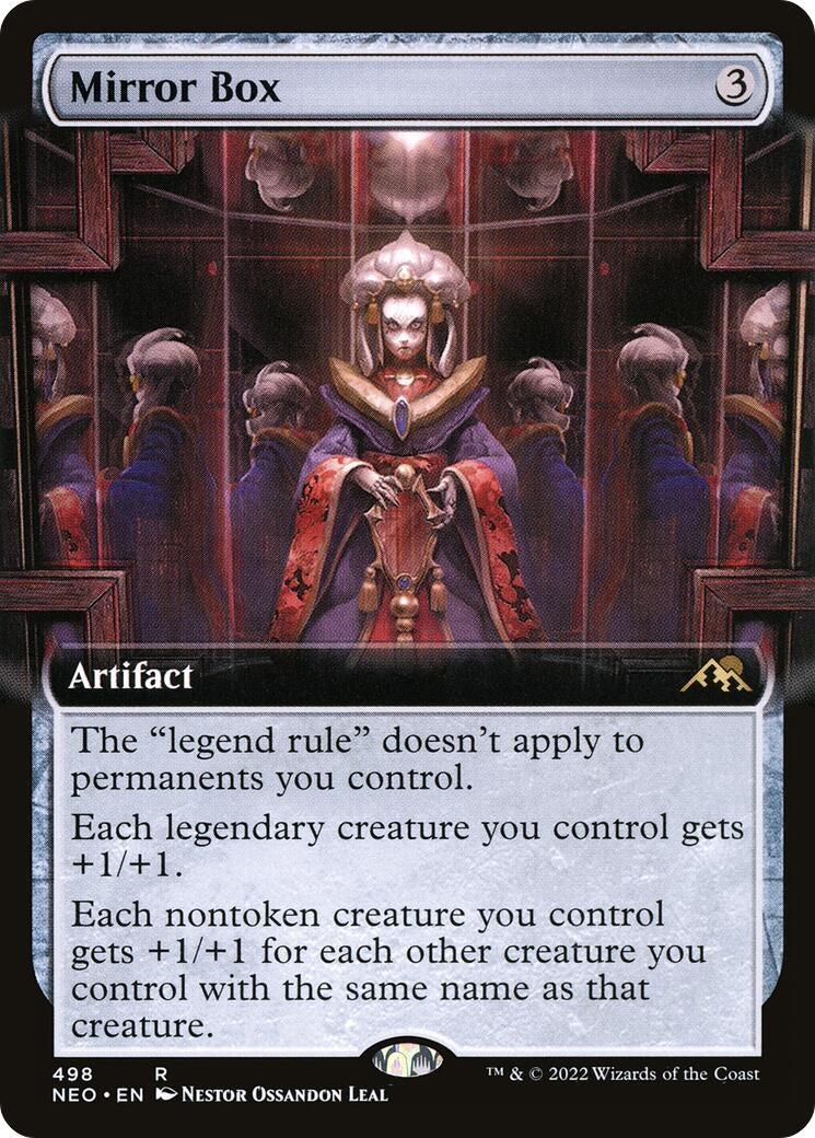 Mirror Box (Extended Art) (498) [NEO] - MTG Single