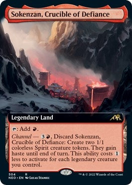 Sokenzan Crucible of Defiance (Extended Art) (504) [NEO] - MTG Single
