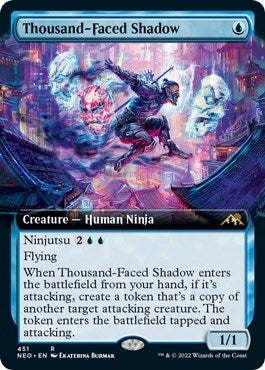 Thousand-Faced Shadow (Extended Art) (451) [NEO] - MTG Single