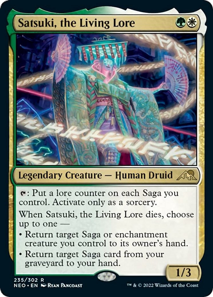 Satsuki the Living Lore (235) [NEO] - MTG Single