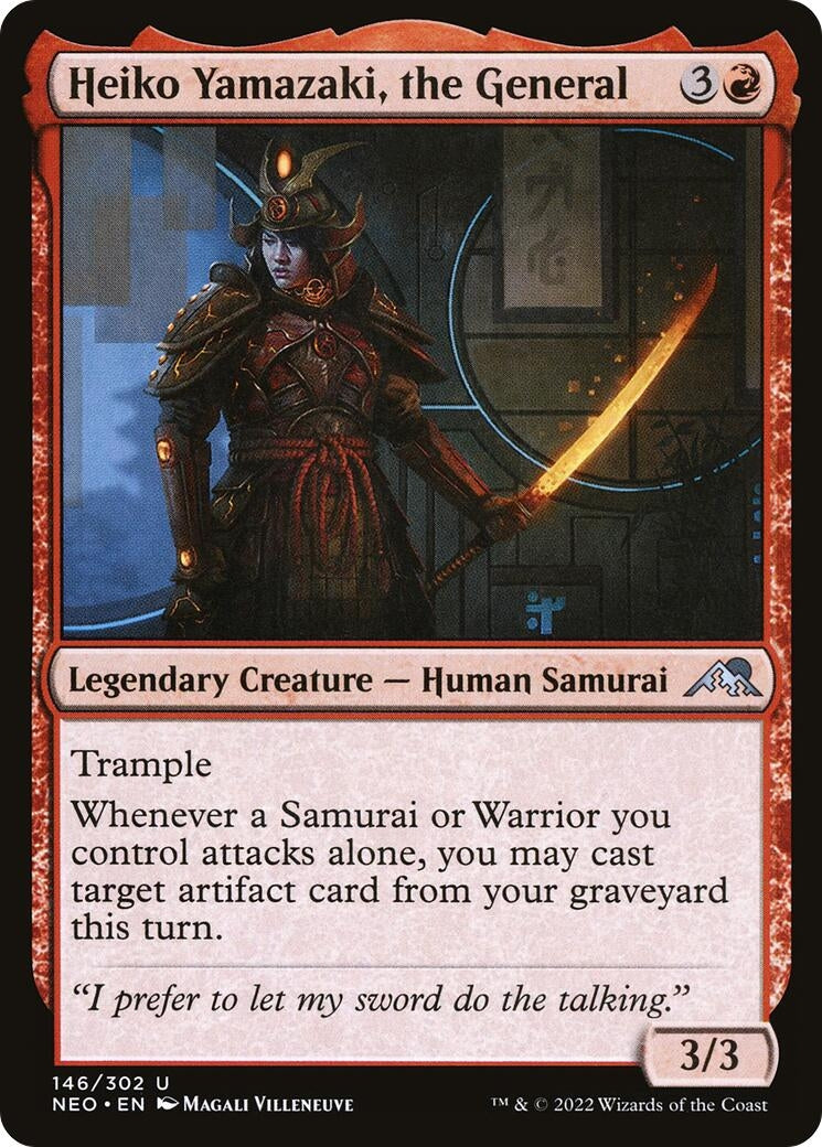 Heiko Yamazaki the General (146) [NEO] - MTG Single
