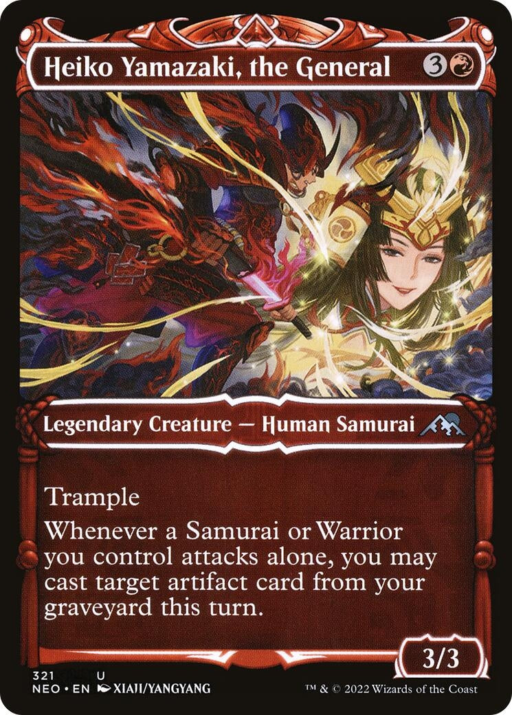 Heiko Yamazaki the General (Showcase) (321) [NEO] - MTG Single