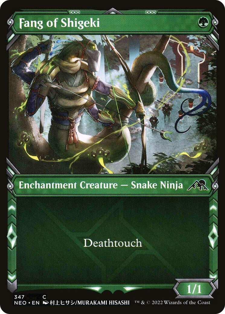 Fang of Shigeki (Showcase) (347) [NEO] - MTG Single