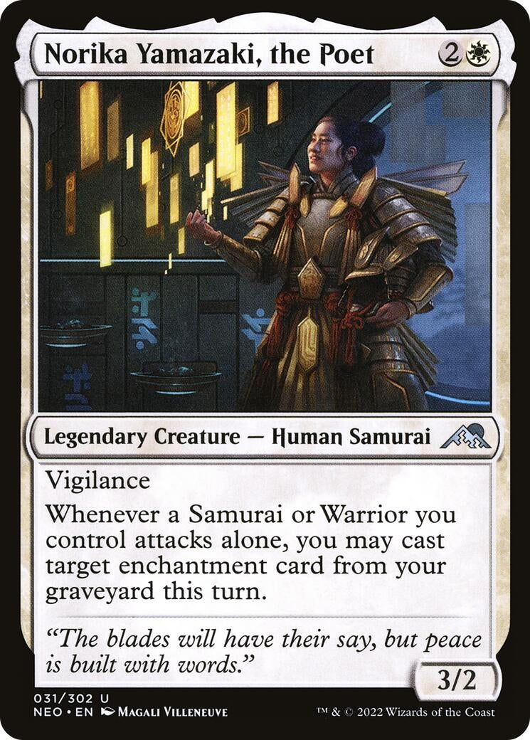 Norika Yamazaki the Poet (31) [NEO] - MTG Single
