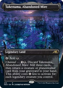 Takenuma Abandoned Mire (Borderless) (416) [NEO] - MTG Single