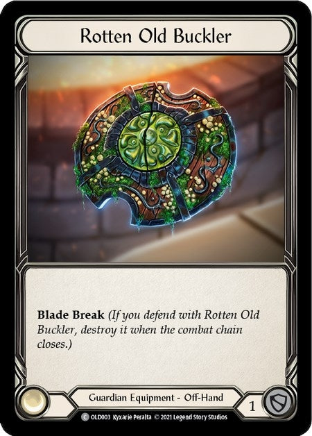 Rotten Old Buckler (3) [OLD] - Flesh and Blood TCG Single