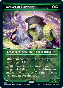 Weaver of Harmony (Showcase) (395) [NEO] - MTG Single