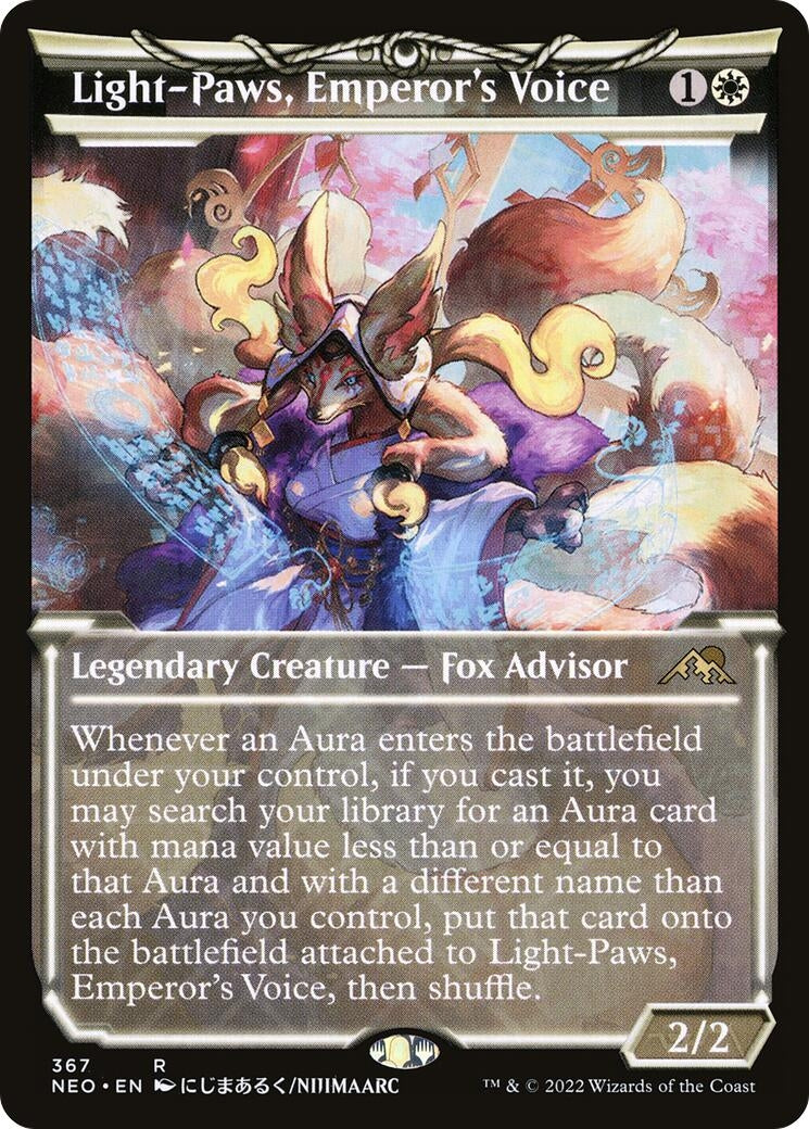 Light-Paws Emperor’s Voice (Showcase) (367) [NEO] - MTG Single