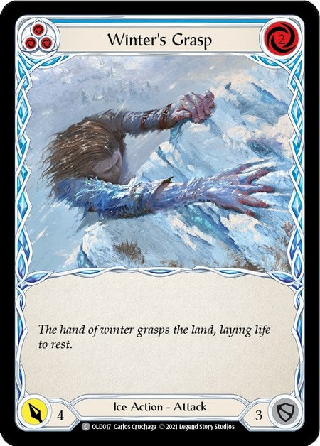 Winter’s Grasp (Blue) (17) [OLD] - Flesh and Blood TCG Single