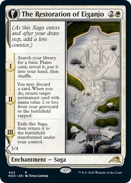 The Restoration of Eiganjo (Extended Art) (442) [NEO] - MTG Single