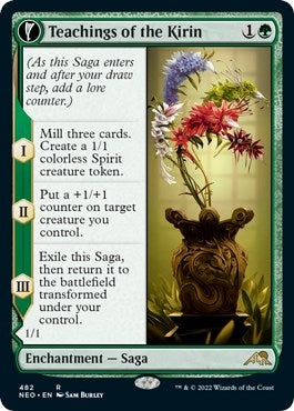 Teachings of the Kirin (Extended Art) (482) [NEO] - MTG Single