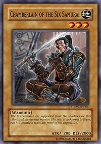 Chamberlain of the Six Samurai (1) (GLAS) - YuGiOh Single