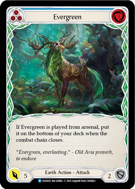 Evergreen (Blue) (26) [OLD] - Flesh and Blood TCG Single