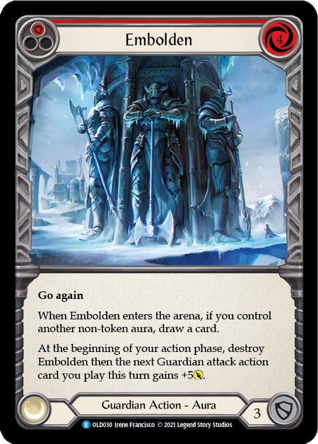 Embolden (Red) (30) [OLD] - Flesh and Blood TCG Single
