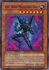 Evil Hero Malicious Edge (3) (GLAS) - YuGiOh Single