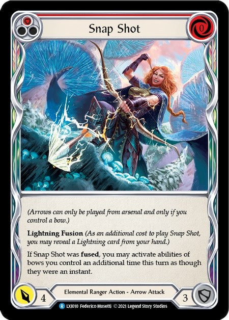 Snap Shot (Red) (10) [LXI] - Flesh and Blood TCG Single
