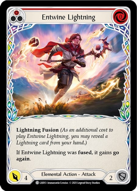 Entwine Lightning (Red) (13) [LXI] - Flesh and Blood TCG Single