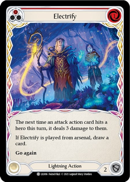 Electrify (Red) (16) [LXI] - Flesh and Blood TCG Single