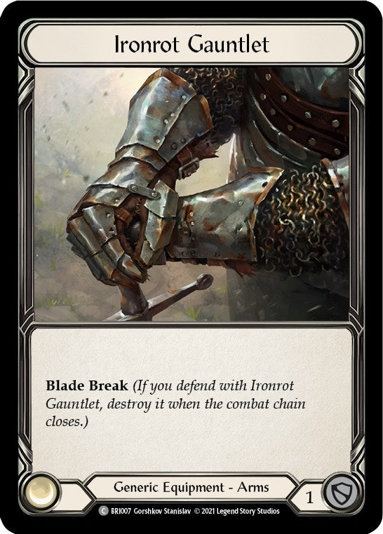 Ironrot Gauntlet (7) [BRI] - Flesh and Blood TCG Single