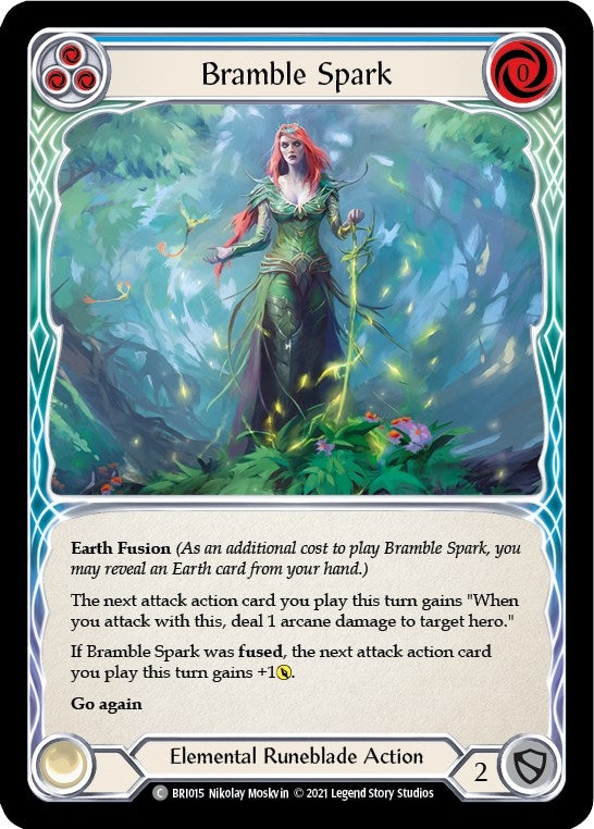 Bramble Spark (Blue) (15) [BRI] - Flesh and Blood TCG Single